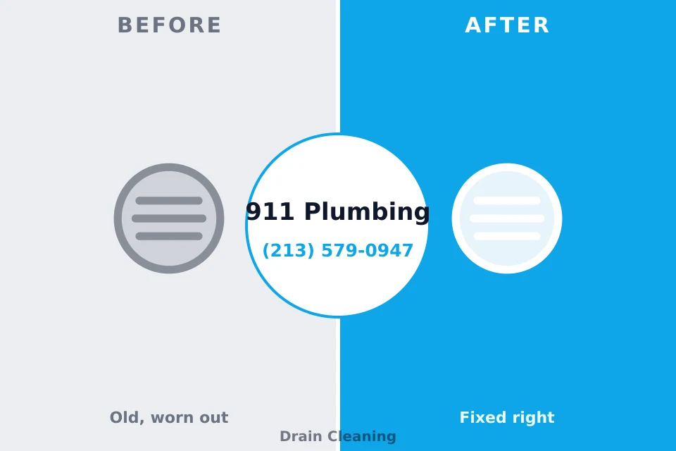 Before and after: plumbing company Porters Neck, NC